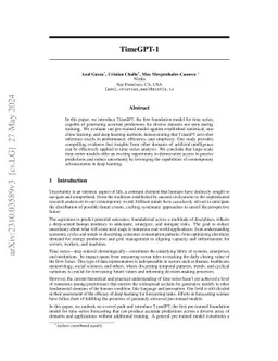 TimeGPT-1