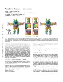 Variational Barycentric Coordinates