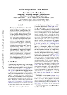 Toward Stronger Textual Attack Detectors