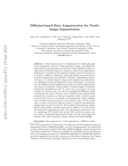 Diffusion-based Data Augmentation for Nuclei Image Segmentation