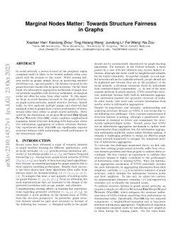 Marginal Nodes Matter: Towards Structure Fairness in Graphs
