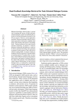 Dual-Feedback Knowledge Retrieval for Task-Oriented Dialogue Systems