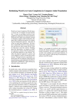 Rethinking Word-Level Auto-Completion in Computer-Aided Translation