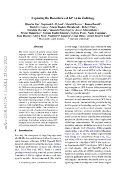 Exploring the Boundaries of GPT-4 in Radiology