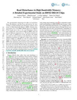Read Disturbance in High Bandwidth Memory: A Detailed Experimental Study
  on HBM2 DRAM Chips