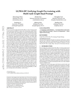 ULTRA-DP: Unifying Graph Pre-training with Multi-task Graph Dual Prompt