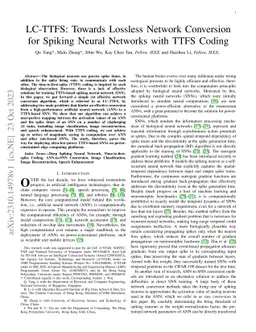 LC-TTFS: Towards Lossless Network Conversion for Spiking Neural Networks
  with TTFS Coding
