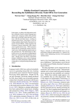 Fidelity-Enriched Contrastive Search: Reconciling the
  Faithfulness-Diversity Trade-Off in Text Generation