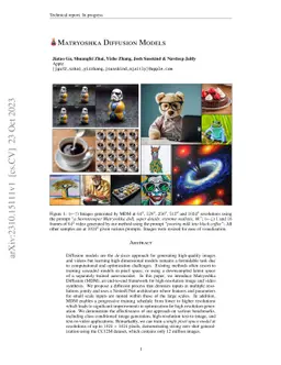 Matryoshka Diffusion Models