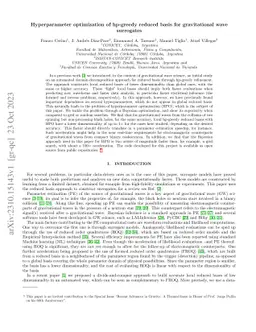 Hyperparameter optimization of hp-greedy reduced basis for gravitational
  wave surrogates