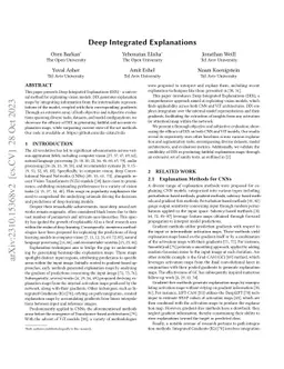 Deep Integrated Explanations