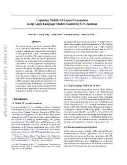 UI Layout Generation with LLMs Guided by UI Grammar