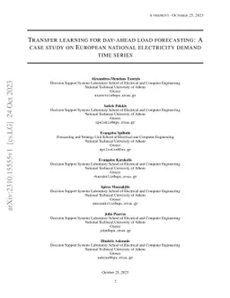 Transfer learning for day-ahead load forecasting: a case study on
  European national electricity demand time series