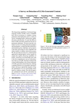 A Survey on Detection of LLMs-Generated Content