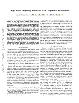 Graph-based Trajectory Prediction with Cooperative Information