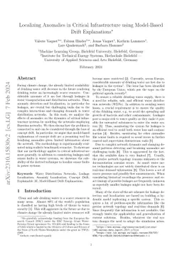 Localizing Anomalies in Critical Infrastructure using Model-Based Drift
  Explanations