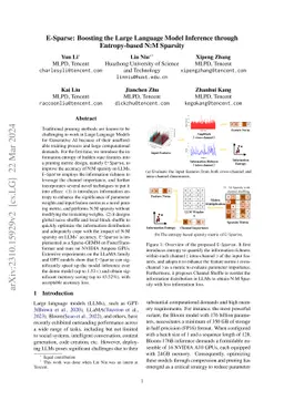 E-Sparse: Boosting the Large Language Model Inference through
  Entropy-based N:M Sparsity