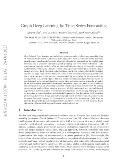 Graph Deep Learning for Time Series Forecasting