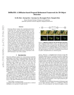DiffRef3D: A Diffusion-based Proposal Refinement Framework for 3D Object
  Detection