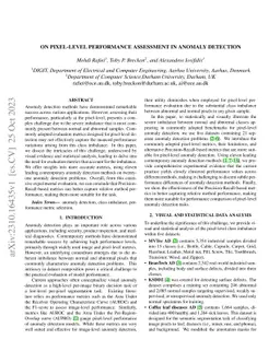 On Pixel-level Performance Assessment in Anomaly Detection