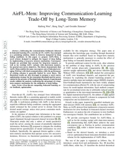 AirFL-Mem: Improving Communication-Learning Trade-Off by Long-Term
  Memory
