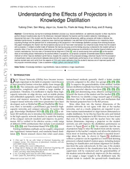 Understanding the Effects of Projectors in Knowledge Distillation