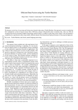 Efficient Data Fusion using the Tsetlin Machine