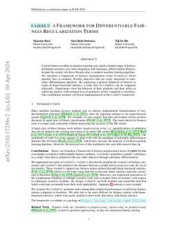 fairret: a Framework for Differentiable Fairness Regularization Terms