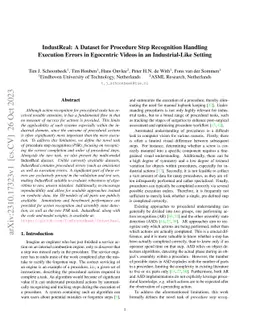 IndustReal: A Dataset for Procedure Step Recognition Handling Execution
  Errors in Egocentric Videos in an Industrial-Like Setting