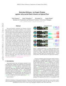 Detection Defenses: An Empty Promise against Adversarial Patch Attacks
  on Optical Flow