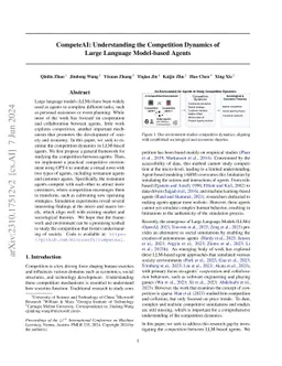 CompeteAI: Understanding the Competition Dynamics in Large Language
  Model-based Agents