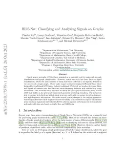 BLIS-Net: Classifying and Analyzing Signals on Graphs