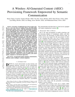A Wireless AI-Generated Content (AIGC) Provisioning Framework Empowered
  by Semantic Communication