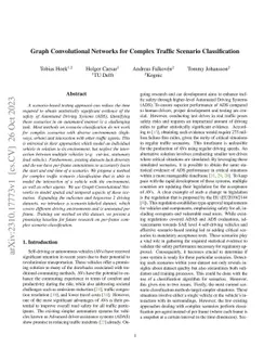Graph Convolutional Networks for Complex Traffic Scenario Classification