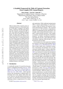 A Scalable Framework for Table of Contents Extraction from Complex ESG
  Annual Reports