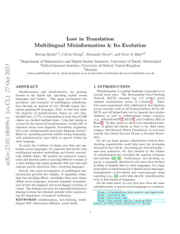Lost in translation: using global fact-checks to measure multilingual misinformation prevalence, spread, and evolution
