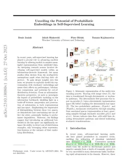 Unveiling the Potential of Probabilistic Embeddings in Self-Supervised
  Learning