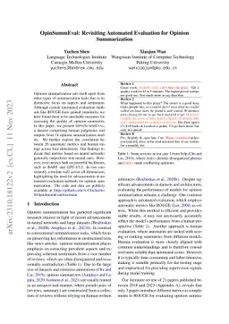 OpinSummEval: Revisiting Automated Evaluation for Opinion Summarization