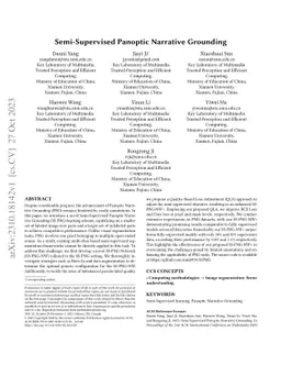 Semi-Supervised Panoptic Narrative Grounding