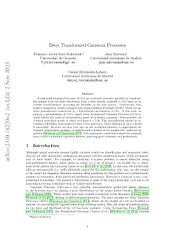 Deep Transformed Gaussian Processes