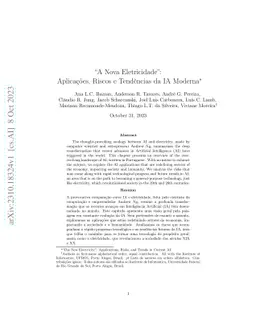 "A Nova Eletricidade: Aplicações, Riscos e Tendências da IA
  Moderna -- "The New Electricity": Applications, Risks, and Trends in Current
  AI