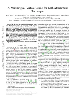 A Multilingual Virtual Guide for Self-Attachment Technique