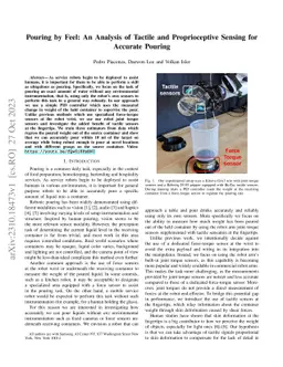 Pouring by Feel: An Analysis of Tactile and Proprioceptive Sensing for
  Accurate Pouring