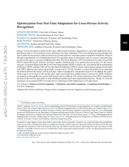 Optimization-Free Test-Time Adaptation for Cross-Person Activity
  Recognition