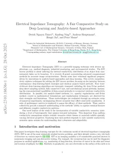 Electrical Impedance Tomography: A Fair Comparative Study on Deep
  Learning and Analytic-based Approaches