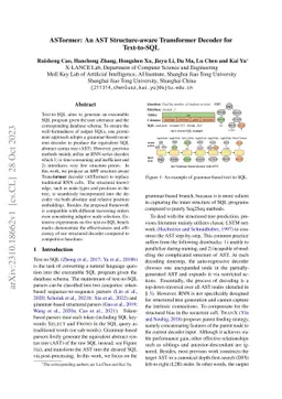 ASTormer: An AST Structure-aware Transformer Decoder for Text-to-SQL