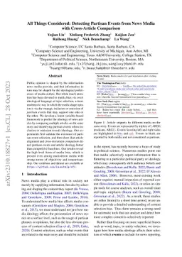 All Things Considered: Detecting Partisan Events from News Media with
  Cross-Article Comparison