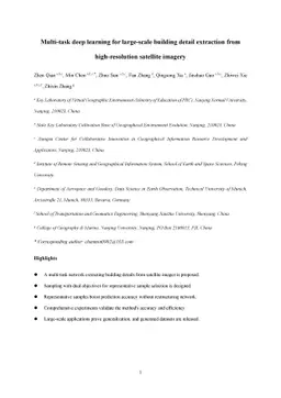 Multi-task deep learning for large-scale building detail extraction from
  high-resolution satellite imagery