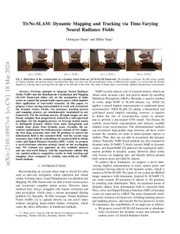 TivNe-SLAM: Dynamic Mapping and Tracking via Time-Varying Neural
  Radiance Fields