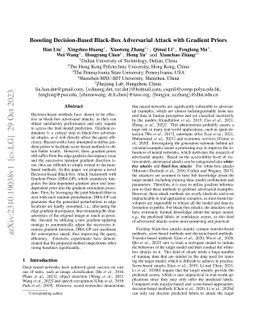 Boosting Decision-Based Black-Box Adversarial Attack with Gradient
  Priors